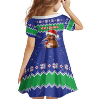 New Zealand Christmas Family Matching Short Sleeve Bodycon Dress and Hawaiian Shirt Have Yourself A Kiwi-tastic Christmas - Polynesian Pride