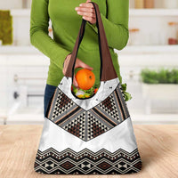 New Zealand Aotearoa Grocery Bag Taniko Art Simple Style