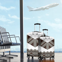 New Zealand Aotearoa Luggage Cover Taniko Art Simple Style LT05 - Polynesian Pride