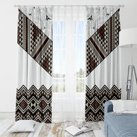 New Zealand Aotearoa Window Curtain Taniko Art Simple Style LT05 - Polynesian Pride