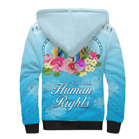 Universal Human Rights Month Sherpa Hoodie Polynesian Style LT05 - Polynesian Pride
