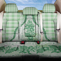 Aloha Hawaii Palaka Back Car Seat Cover Green Plumeria Lei LT05 One Size Green - Polynesian Pride