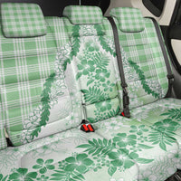Aloha Hawaii Palaka Back Car Seat Cover Green Plumeria Lei LT05 - Polynesian Pride