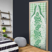 Aloha Hawaii Palaka Door Cover Green Plumeria Lei LT05 - Polynesian Pride
