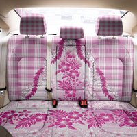 Aloha Hawaii Palaka Back Car Seat Cover Pink Plumeria Lei - Polynesian Pride