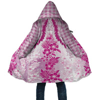 Aloha Hawaii Palaka Cloak Pink Plumeria Lei - Polynesian Pride