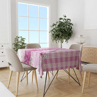 Aloha Hawaii Palaka Tablecloth Pink Plumeria Lei - Polynesian Pride