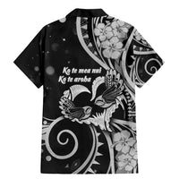 New Zealand Valentine Family Matching Mermaid Dress and Hawaiian Shirt Aroha Gray Piwakawaka