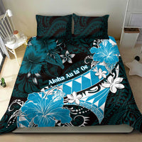 Hawaii Valentine Day Bedding Set Polynesian Hibiscus Art Style Turquoise LT05 - Polynesian Pride