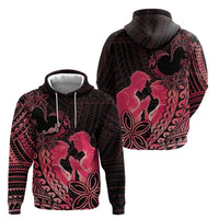 Alofa Samoa Valentine Red Hoodie Love Is The Greatest Thing