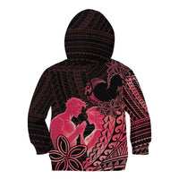 Alofa Samoa Valentine Red Kid Hoodie Love Is The Greatest Thing LT05 - Polynesian Pride