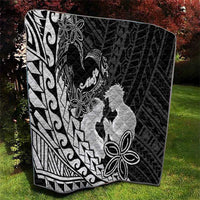 Alofa Samoa Valentine Black Quilt Love Is The Greatest Thing LT05 - Polynesian Pride