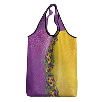 Hawaii Mardi Gras Grocery Bag Plumeria Lei Beads Glitter Style LT05 - Polynesian Pride