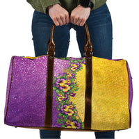 Hawaii Mardi Gras Travel Bag Plumeria Lei Beads Glitter Style LT05 Colorful - Polynesian Pride