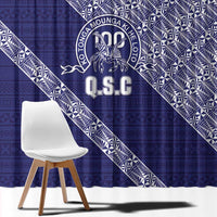 Tonga Queen Salote College Window Curtain 100 Years Anniversary Navy Color LT05 - Polynesian Pride