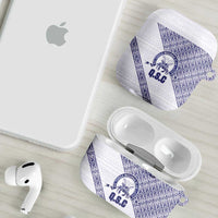 Tonga Queen Salote College AirPods Case 100 Years Anniversary White Color LT05 - Polynesian Pride