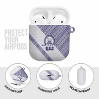 Tonga Queen Salote College AirPods Case 100 Years Anniversary White Color LT05 - Polynesian Pride