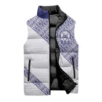 Tonga Queen Salote College Sleeveless Puffer Jacket 100 Years Anniversary White Color LT05 - Polynesian Pride