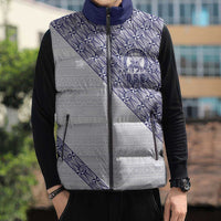 Tonga Queen Salote College Sleeveless Puffer Jacket 100 Years Anniversary White Color LT05 - Polynesian Pride
