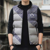 Tonga Queen Salote College Sleeveless Puffer Jacket 100 Years Anniversary White Color LT05 - Polynesian Pride