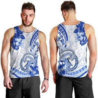 Polynesia Paisley Men Tank Top Mix Navy Polynesian Pattern LT05 - Polynesian Pride