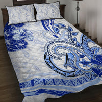 Polynesia Paisley Quilt Bed Set Mix Navy Polynesian Pattern