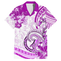 Polynesia Paisley Hawaiian Shirt Mix Pink Polynesian Pattern LT05 Pink - Polynesian Pride