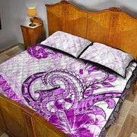 Polynesia Paisley Quilt Bed Set Mix Pink Polynesian Pattern