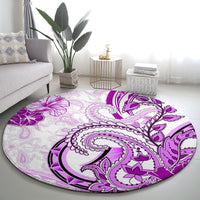 Polynesia Paisley Round Carpet Mix Pink Polynesian Pattern LT05 - Polynesian Pride