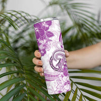 Polynesia Paisley Skinny Tumbler Mix Pink Polynesian Pattern