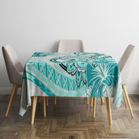 Polynesia Paisley Tablecloth Mix Teal Polynesian Pattern LT05 - Polynesian Pride