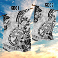 Polynesia Paisley Garden Flag Mix White Polynesian Pattern LT05 - Polynesian Pride