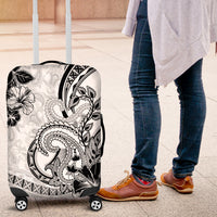 Polynesia Paisley Luggage Cover Mix White Polynesian Pattern LT05 White - Polynesian Pride