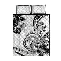 Polynesia Paisley Quilt Bed Set Mix White Polynesian Pattern