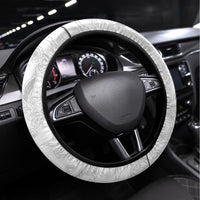 Polynesia Paisley Steering Wheel Cover Mix White Polynesian Pattern