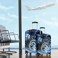 Polynesia Paisley Luggage Cover Mix Blue Polynesian Pattern LT05 - Polynesian Pride