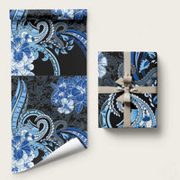 Polynesia Paisley Wrapping Paper Mix Blue Polynesian Pattern - Polynesian Pride