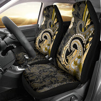 Polynesia Paisley Car Seat Cover Mix Gold Polynesian Pattern