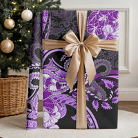 Polynesia Paisley Wrapping Paper Mix Purple Polynesian Pattern - Polynesian Pride