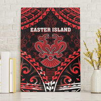 Easter Island Canvas Wall Art Polynesian Pattern Emblem