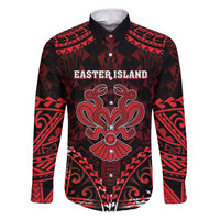 Personalised Easter Island Family Matching Puletasi and Hawaiian Shirt Polynesian Pattern Emblem
