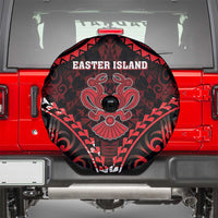 Easter Island Spare Tire Cover Polynesian Pattern Emblem