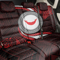Easter Island Back Car Seat Cover Moai Statues Polynesian Style