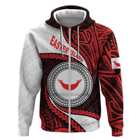 Easter Island Hoodie Moai Statues Polynesian Style