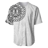 New Zealand Aotearoa Baseball Jersey Maori Te Mata O Rongokako LT05 White - Polynesian Pride