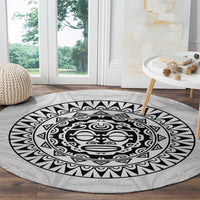 New Zealand Aotearoa Round Carpet Maori Te Mata O Rongokako LT05 - Polynesian Pride
