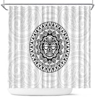 New Zealand Aotearoa Shower Curtain Maori Te Mata O Rongokako