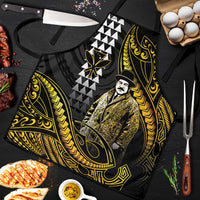 Hawaii Kuhio The Citizen Prince Apron Gold Polynesian Tribal Tattoo LT05 Gold - Polynesian Pride