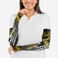 Hawaii Kuhio The Citizen Prince Arm Sleeves Gold Polynesian Tribal Tattoo