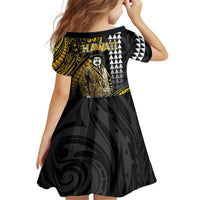Hawaii Kuhio The Citizen Prince Family Matching Mermaid Dress and Hawaiian Shirt Gold Polynesian Tribal Tattoo